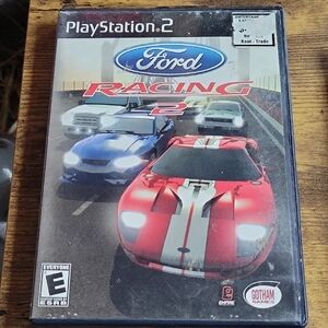 Ford Racing 2 for PlayStation 2 - Red and Blue Cars Edition
